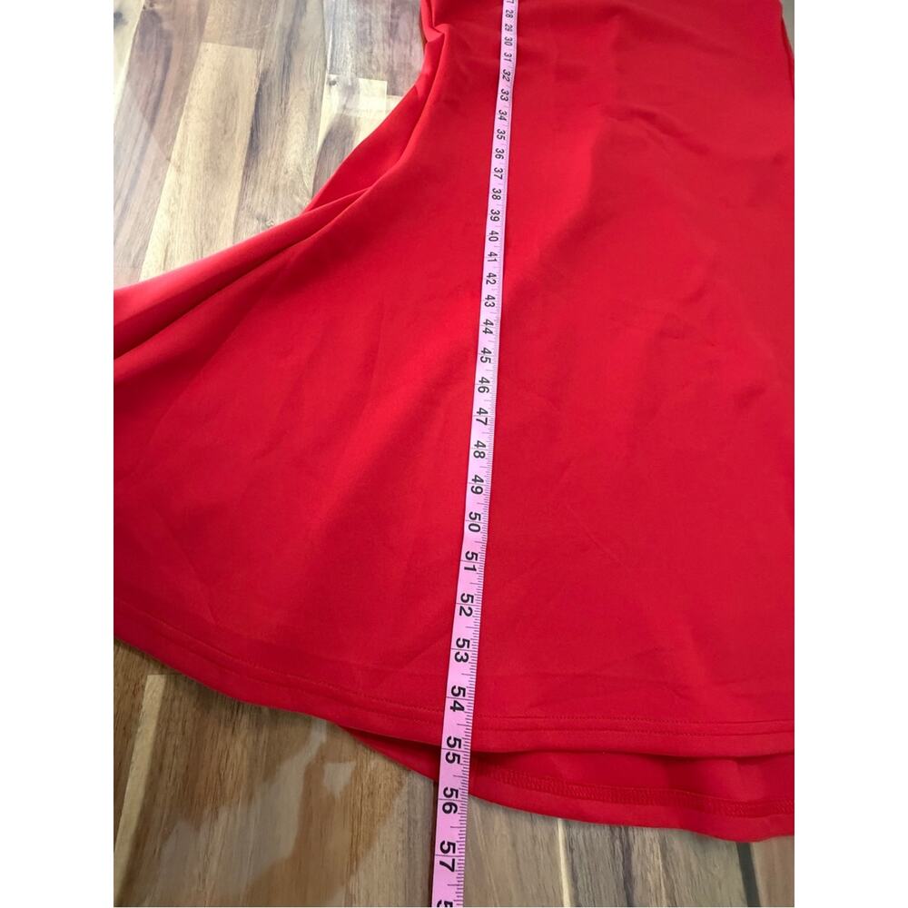 TikTok Shop Red Sleeveless Off Shoulder Bodycon Long Formal Party Evening Dress - Picture 8 of 12